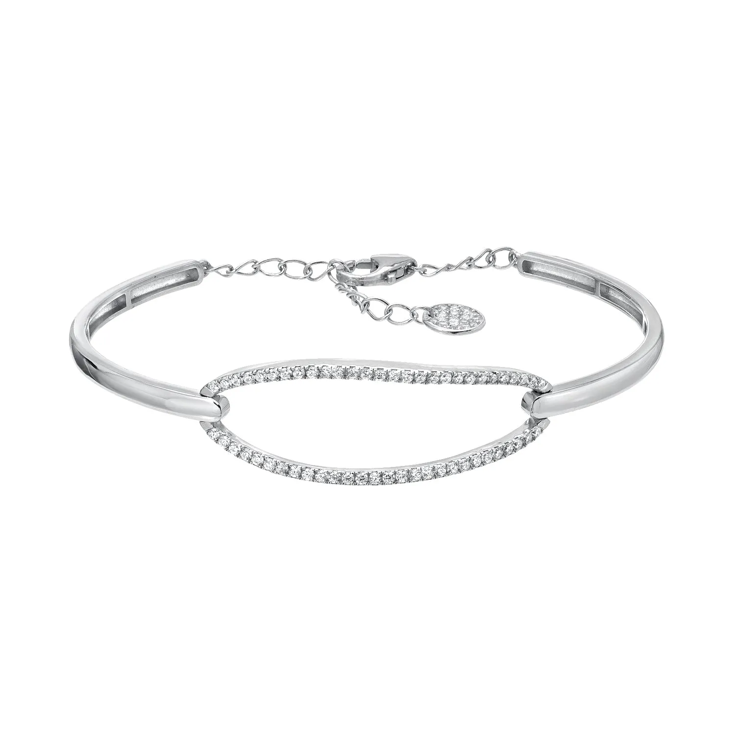OPEN OVAL BANGLE
