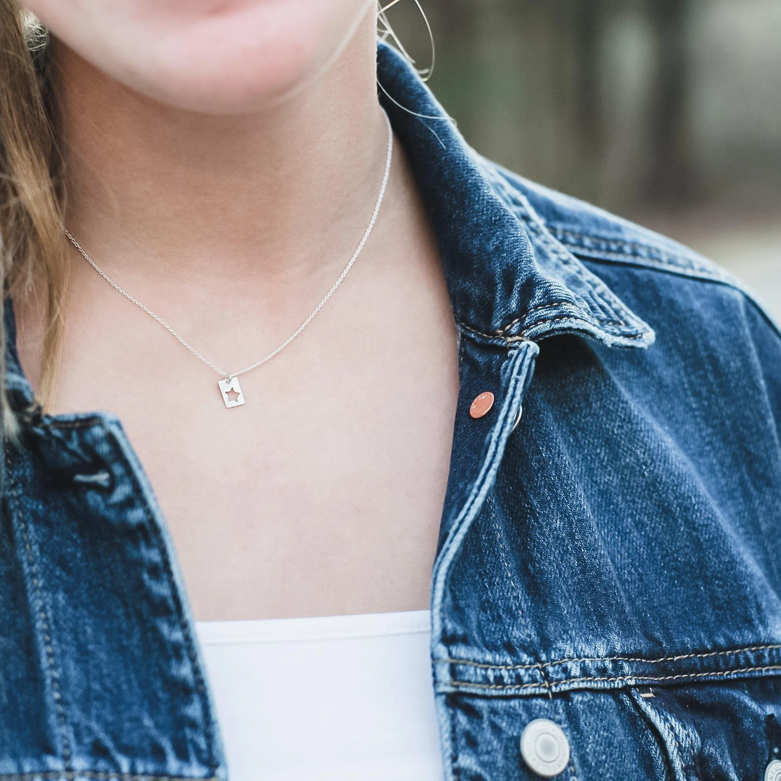 Open Star Necklace