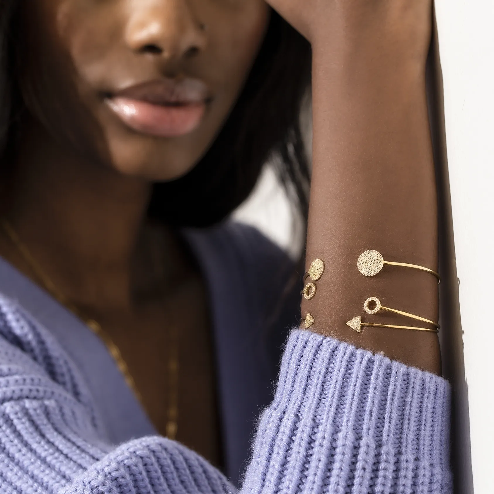 Open Triangle Bangle