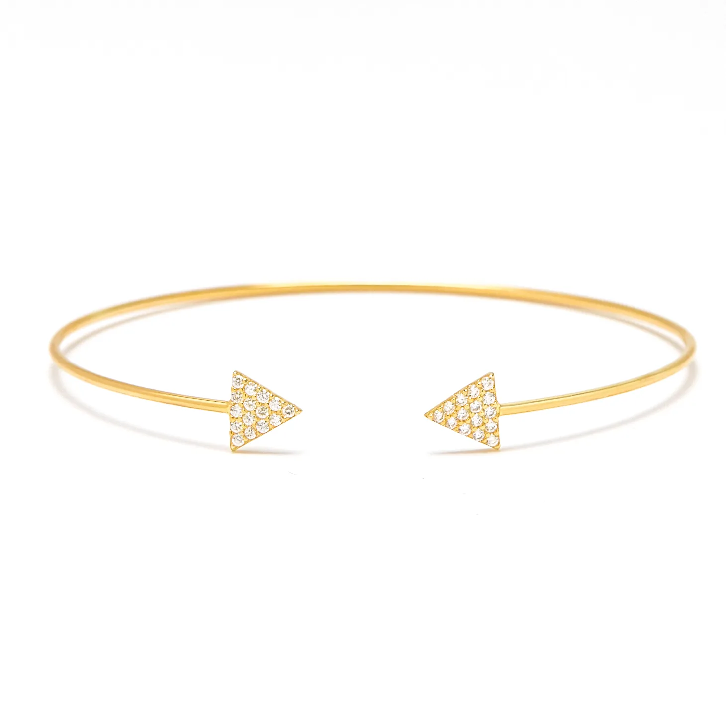 Open Triangle Bangle