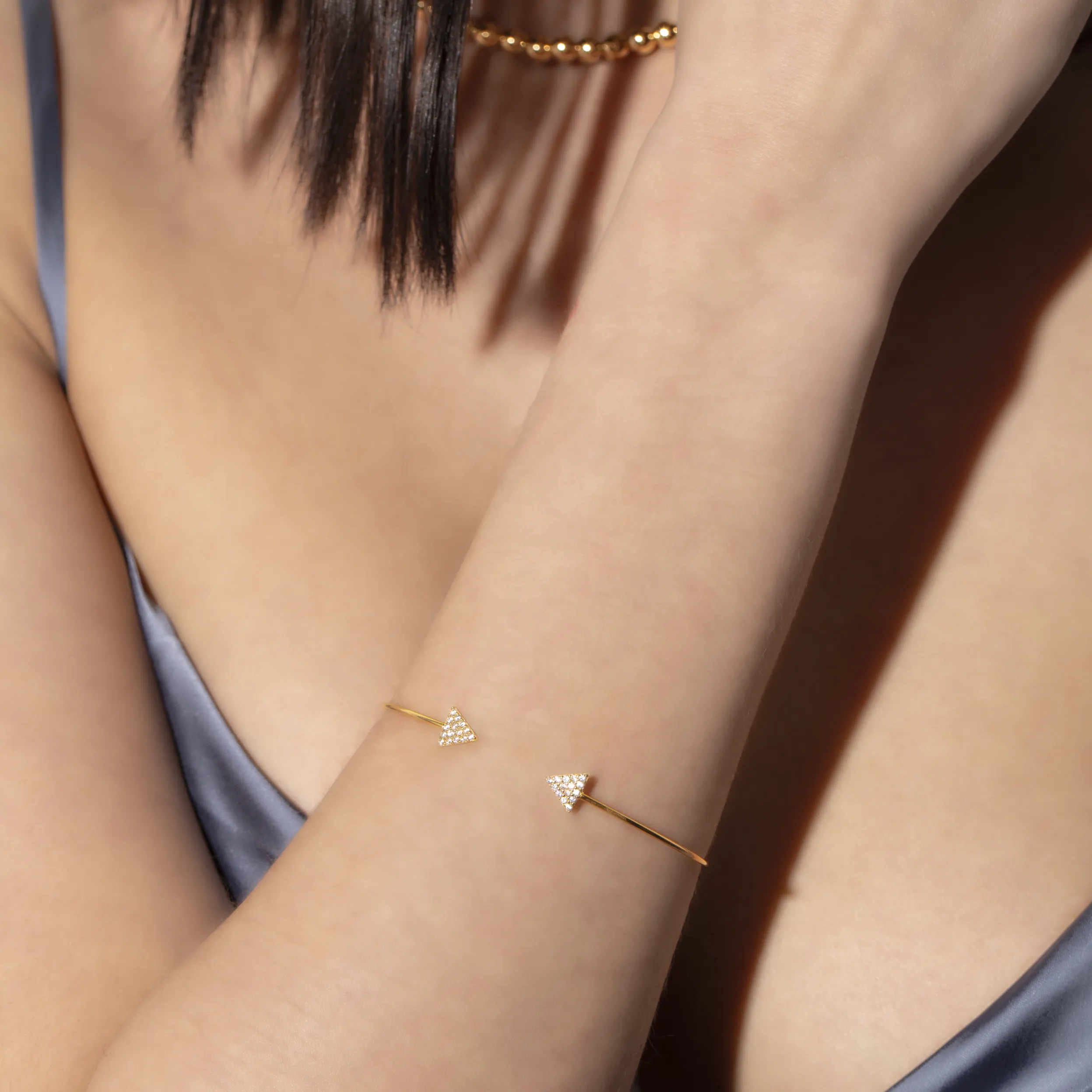 Open Triangle Bangle