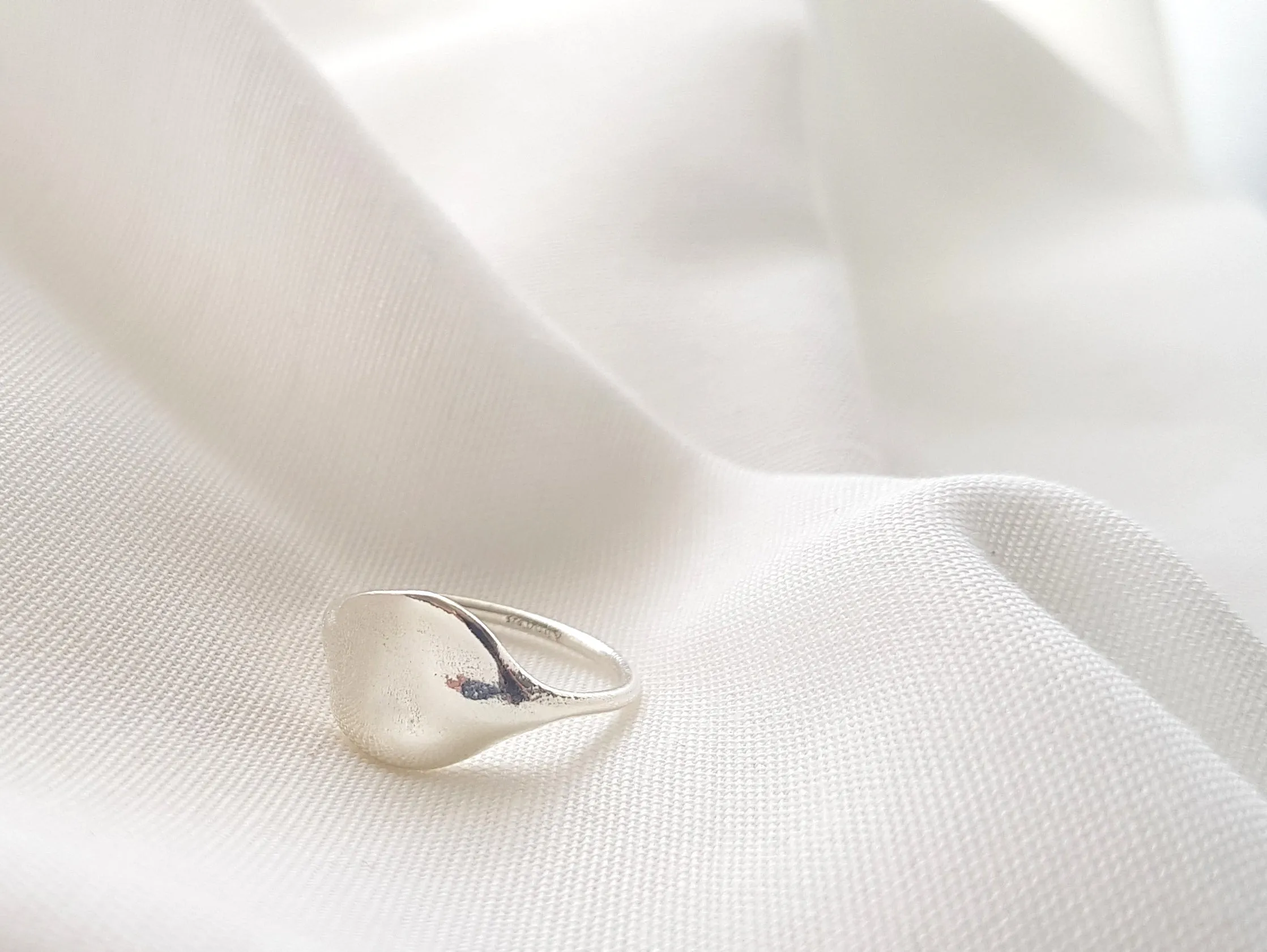 Organic Round Ring | Organic circle Ring |Sterling Ring