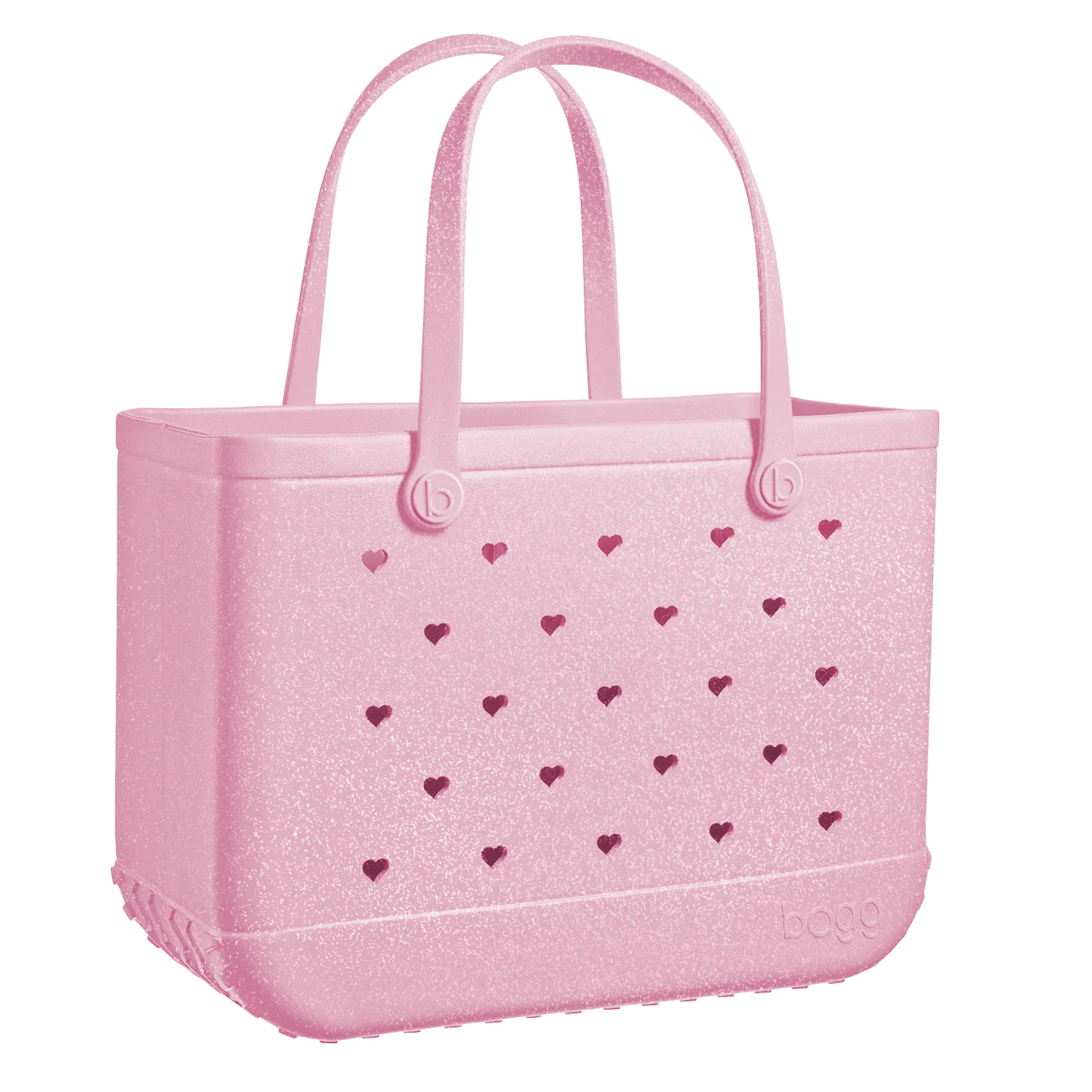 Original Bogg® Bag - Heart Shimmer BUBBLEGUM