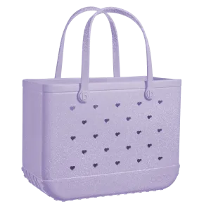 Original Bogg® Bag - Heart Shimmer LILAC
