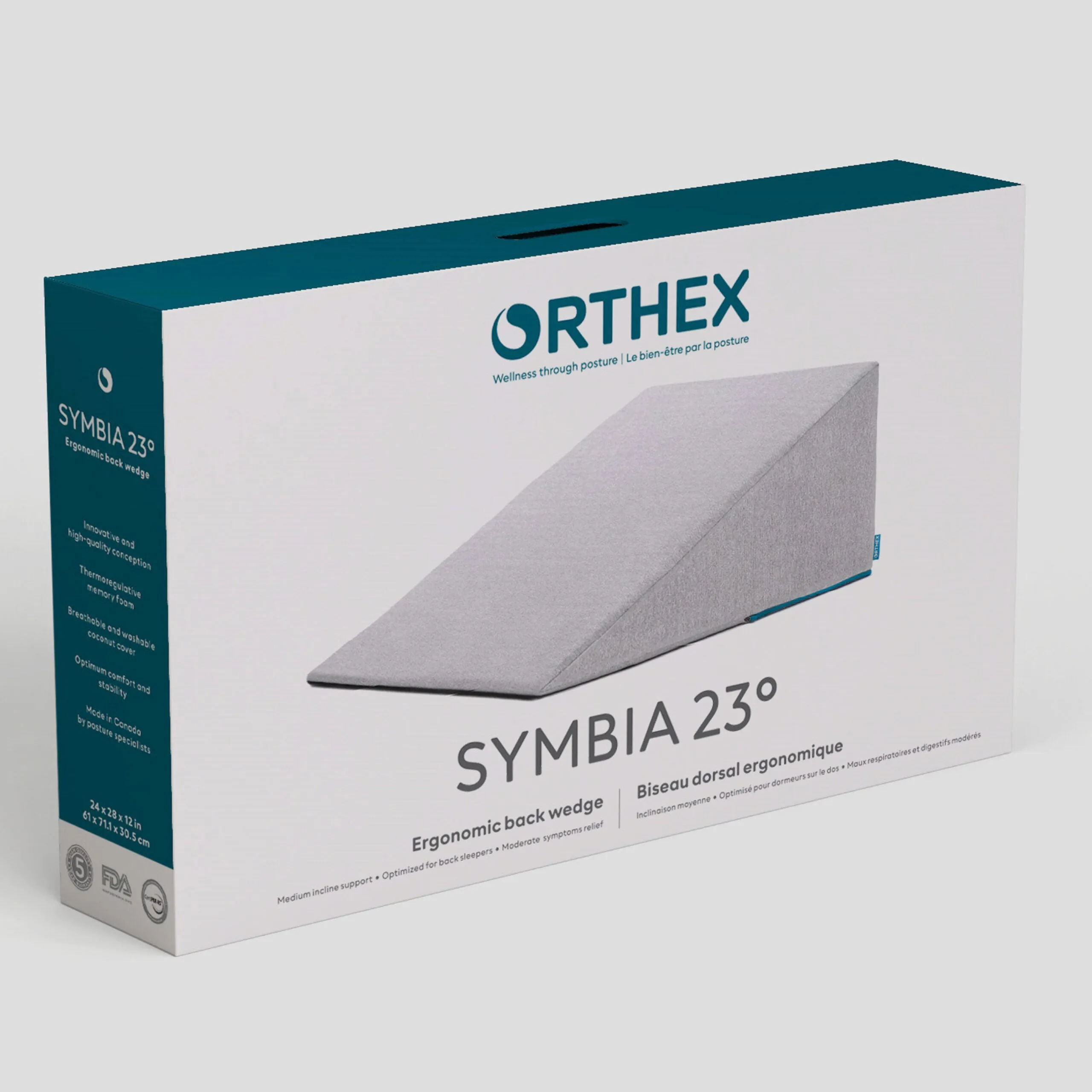 Orthex Symbia 23° Ergonomic Back Wedge (medium)