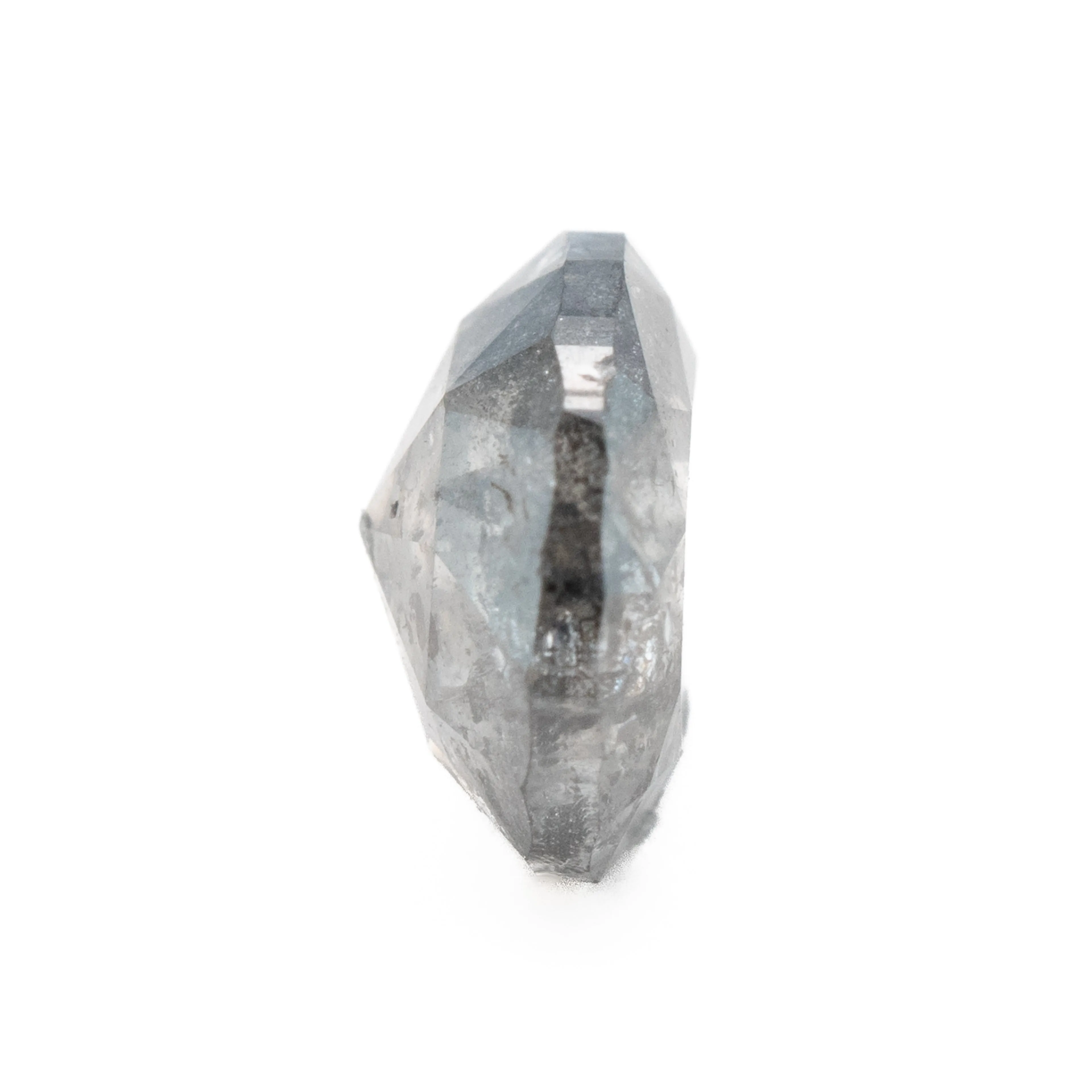 Oval Double-Cut Salt   Pepper Diamond | 1.08ct