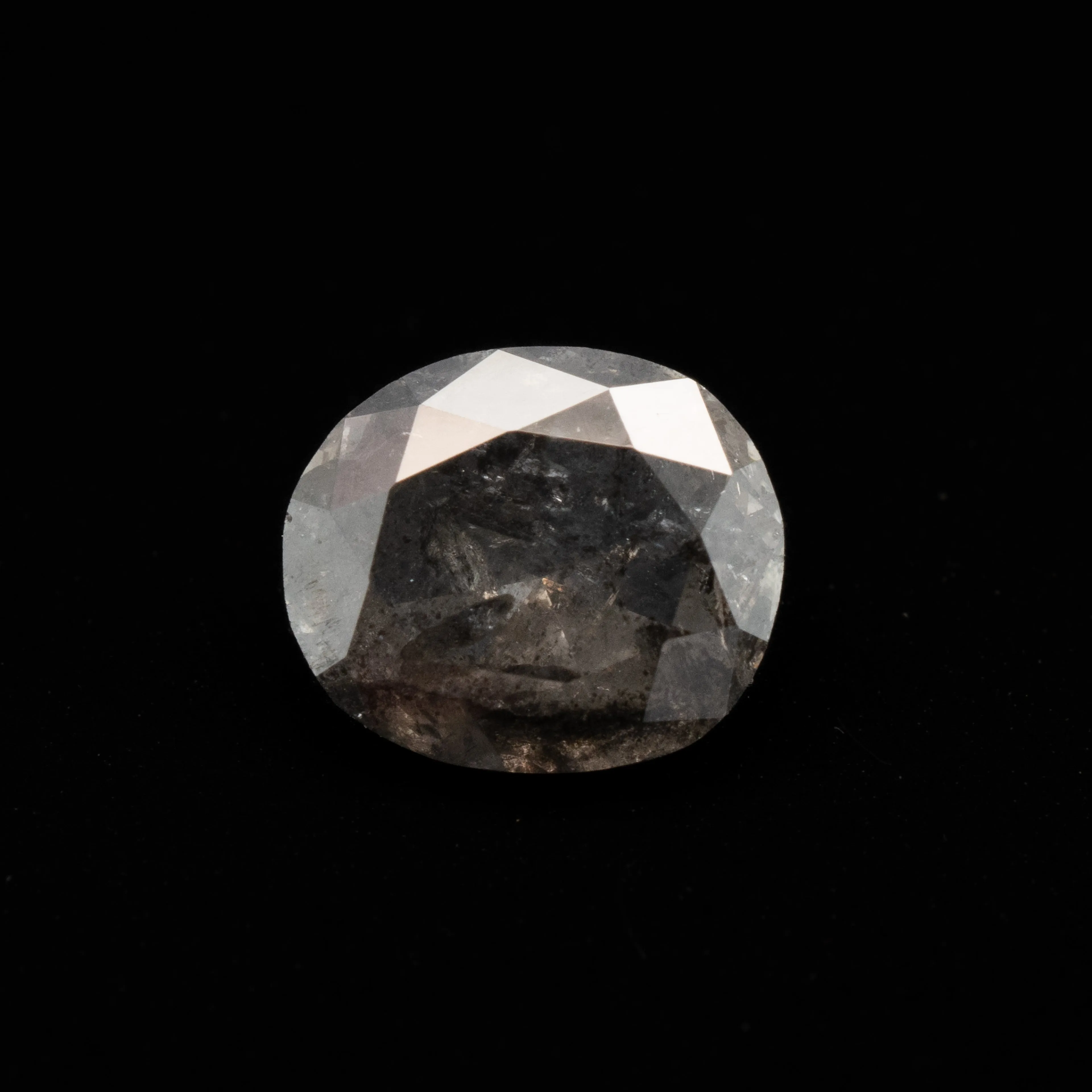 Oval Double-Cut Salt   Pepper Diamond | 1.08ct