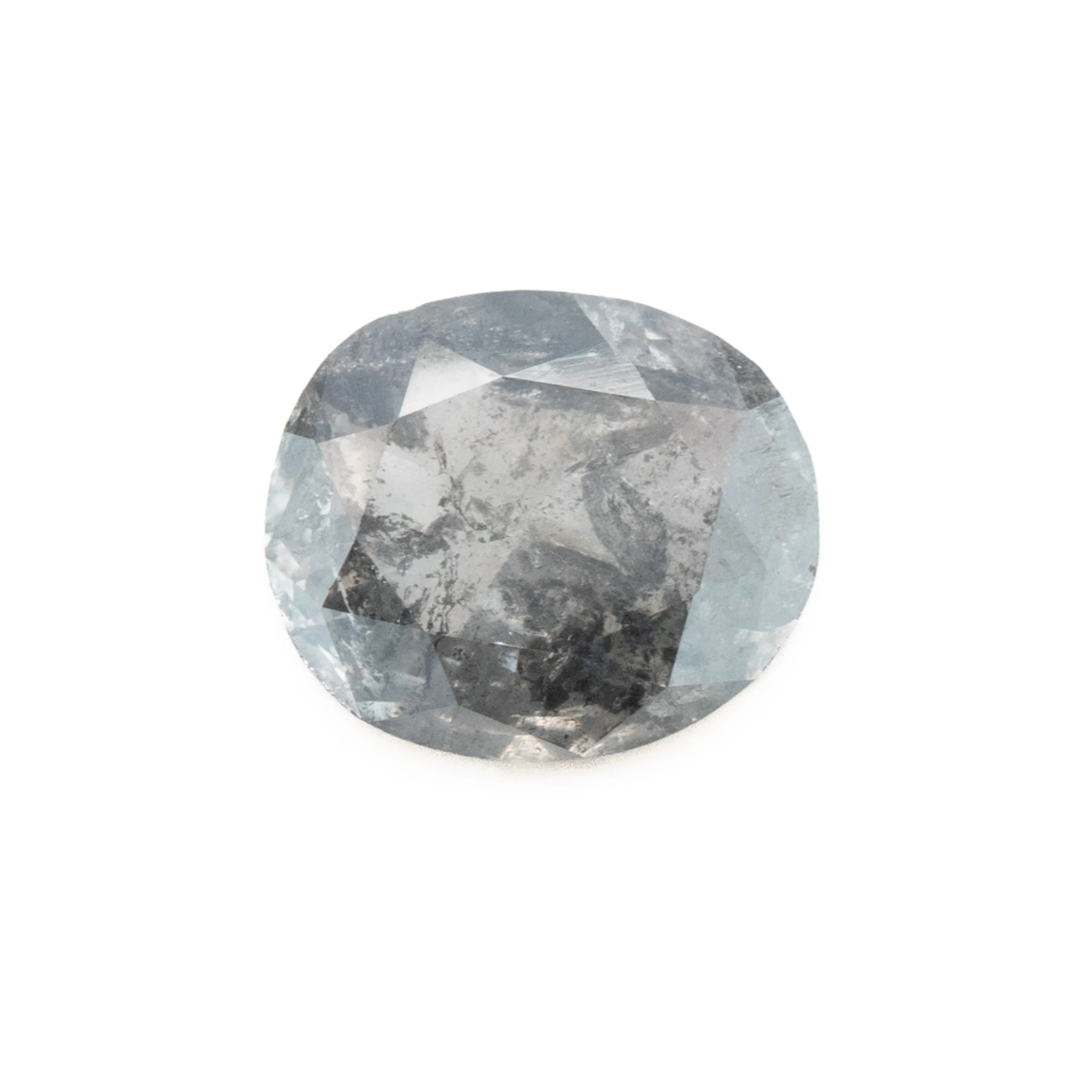 Oval Double-Cut Salt   Pepper Diamond | 1.08ct
