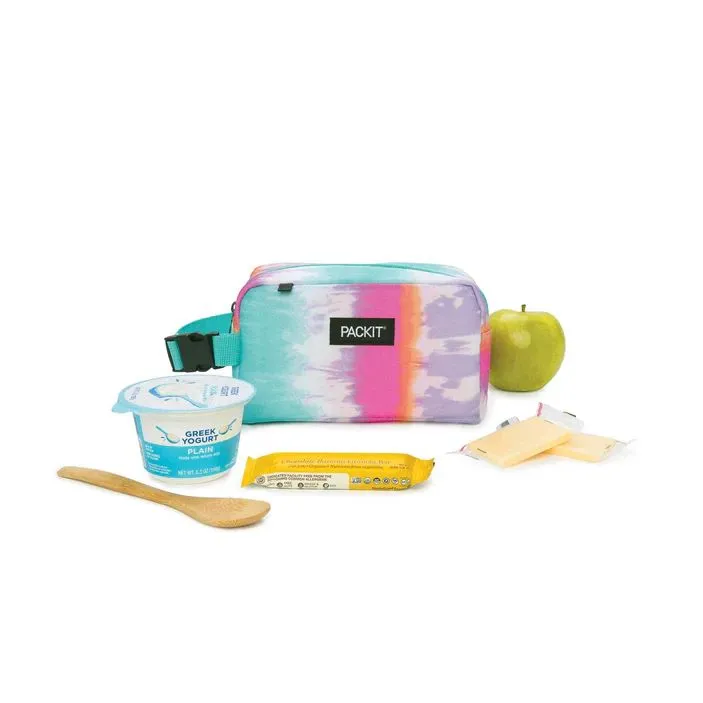 PackIt Freezable Snack Box Bag-Tie Dye Sorbet (New)