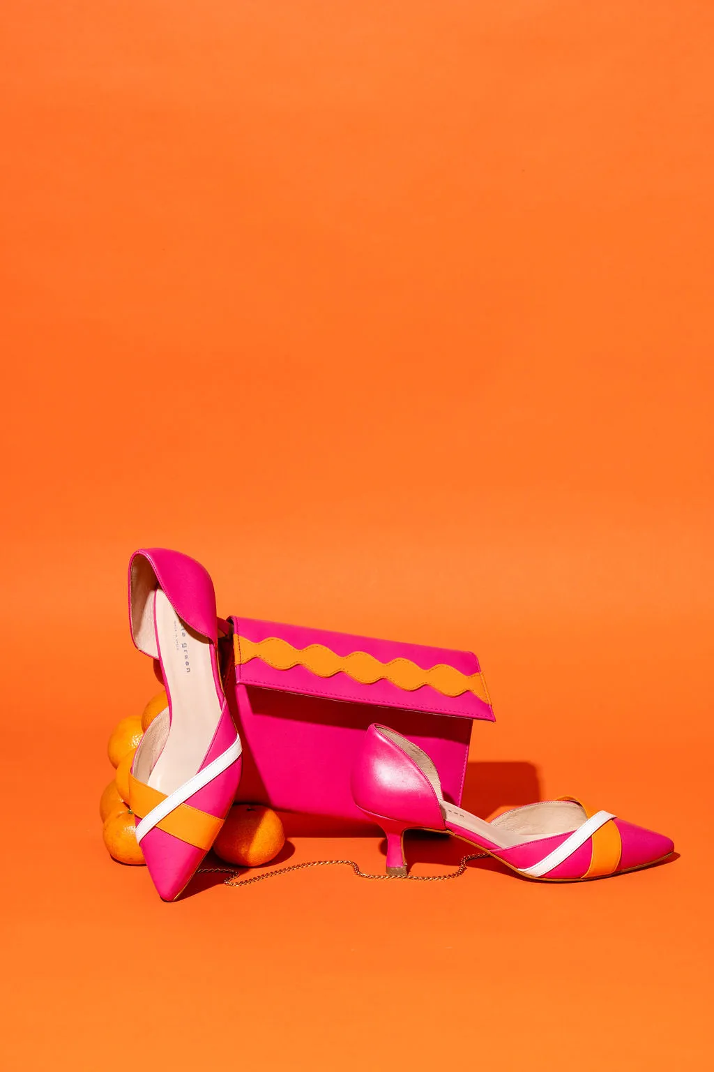 Palm Beach Scalloped Clutch
