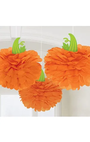 Paper Pumpkin Hanging Decorations