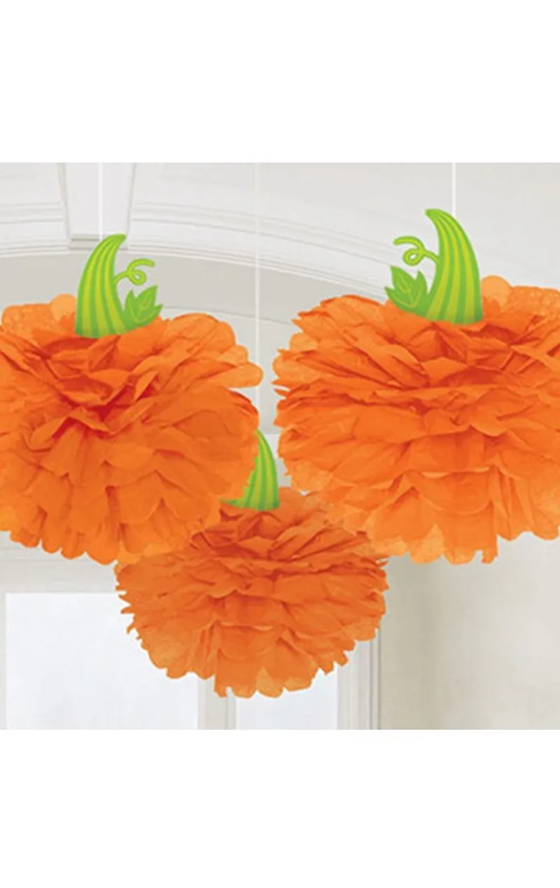 Paper Pumpkin Hanging Decorations