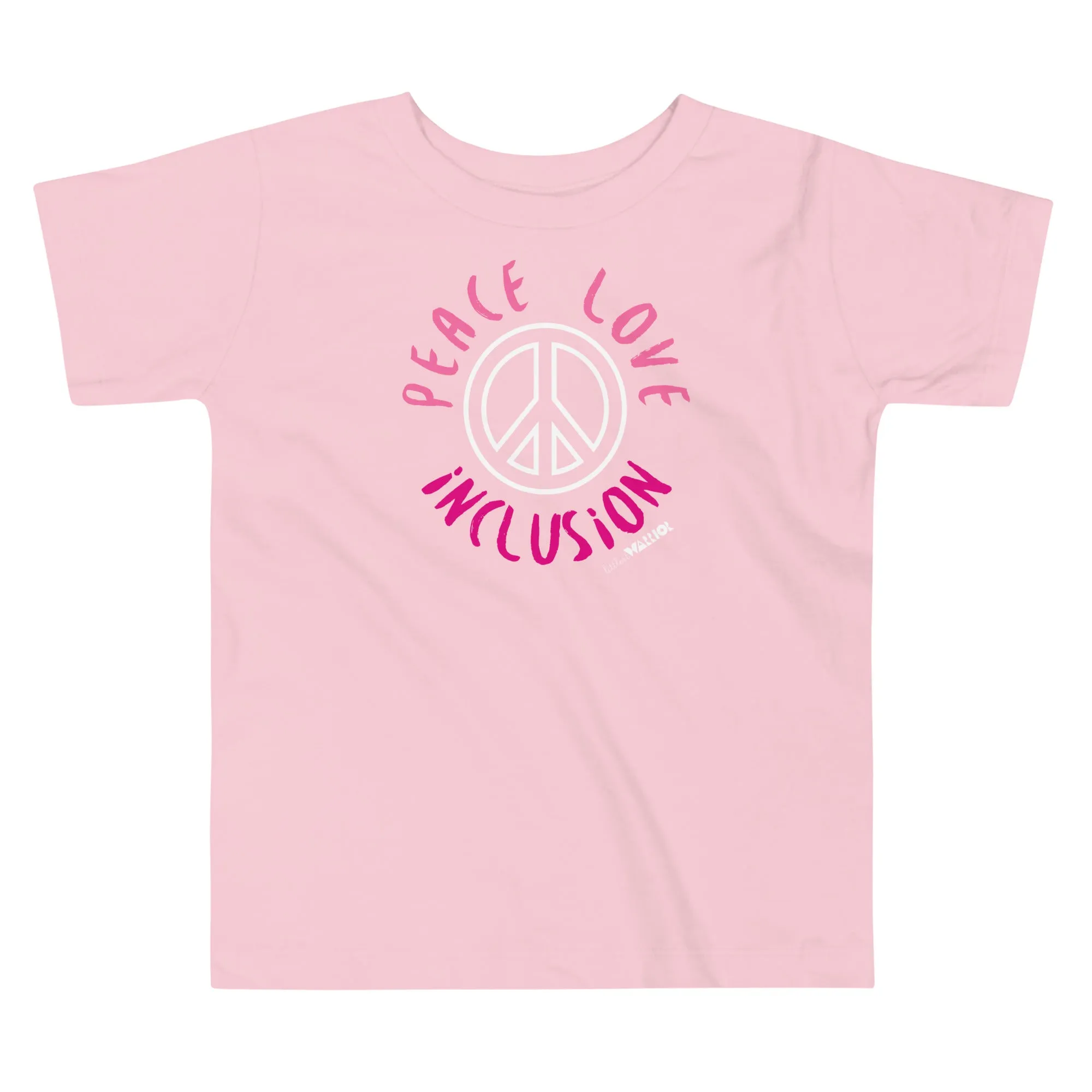 Peace Love & Inclusion Toddler Short Sleeve Tee