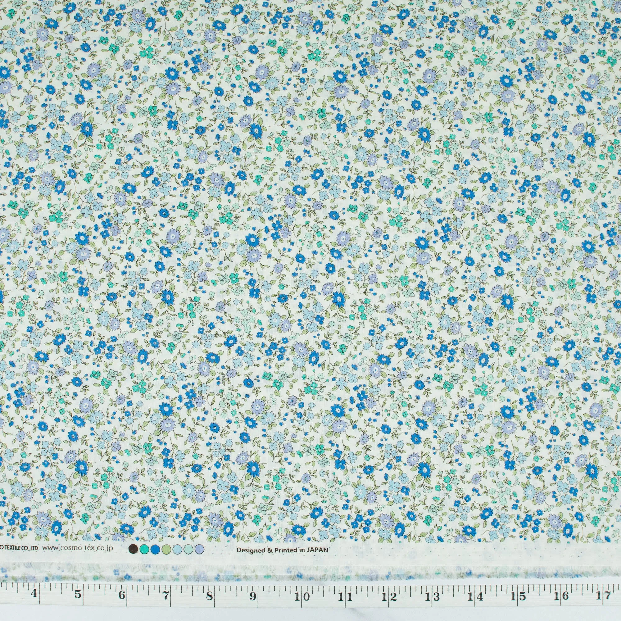 Pedicel Collection from Cosmo Textile - Tiny Floral - AP11804-1B
