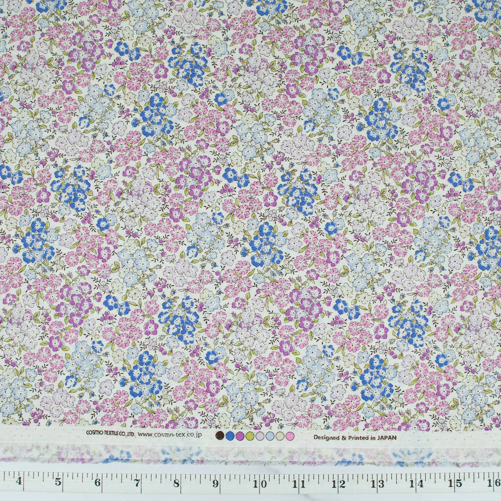 Pedicel Collection from Cosmo Textile - Tiny Floral - AP11804-2D