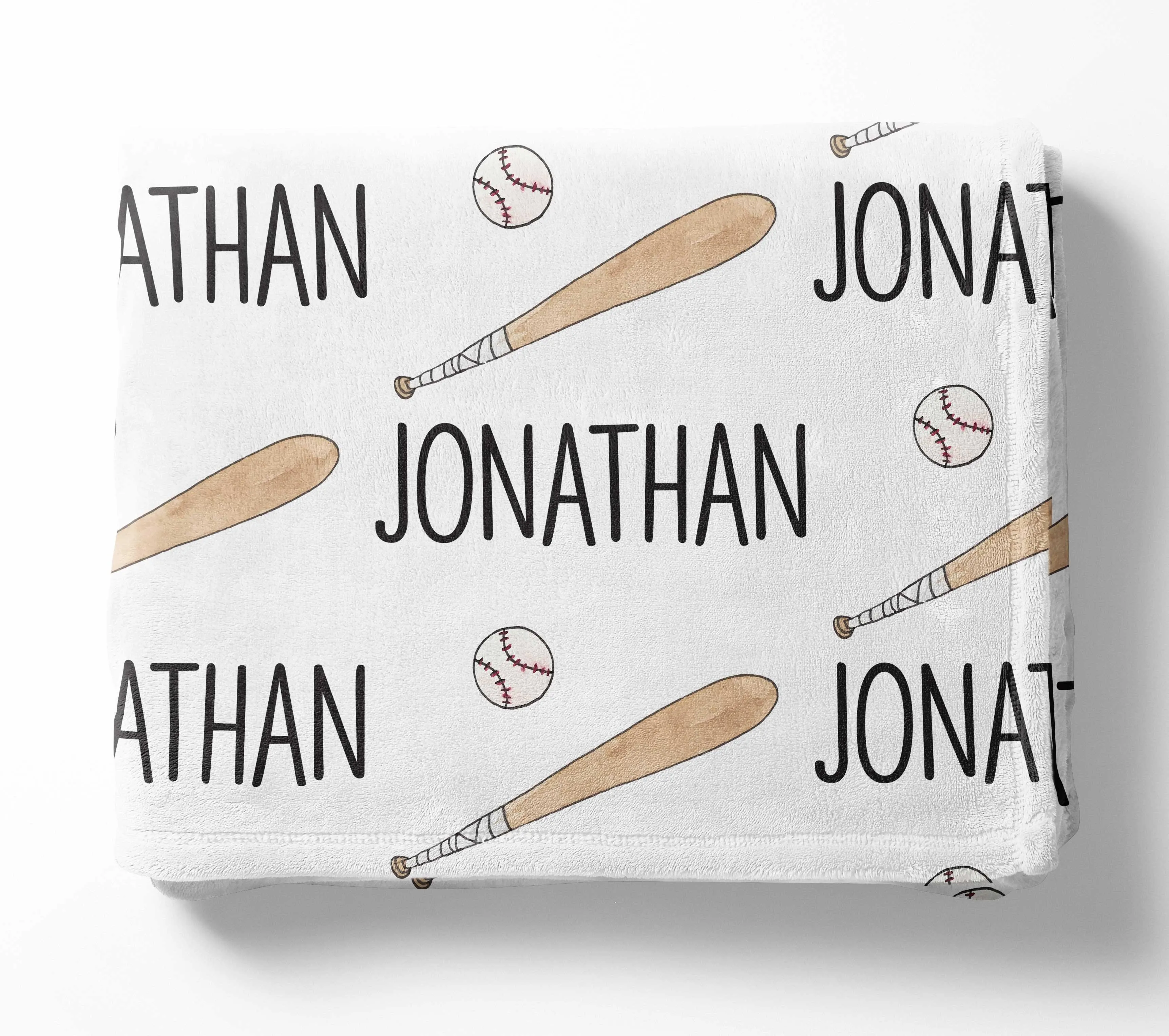Personalized Kid/Teen Blanket - Baseball