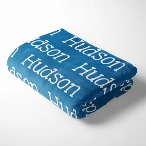 Personalized Kid/Teen Blanket - Name