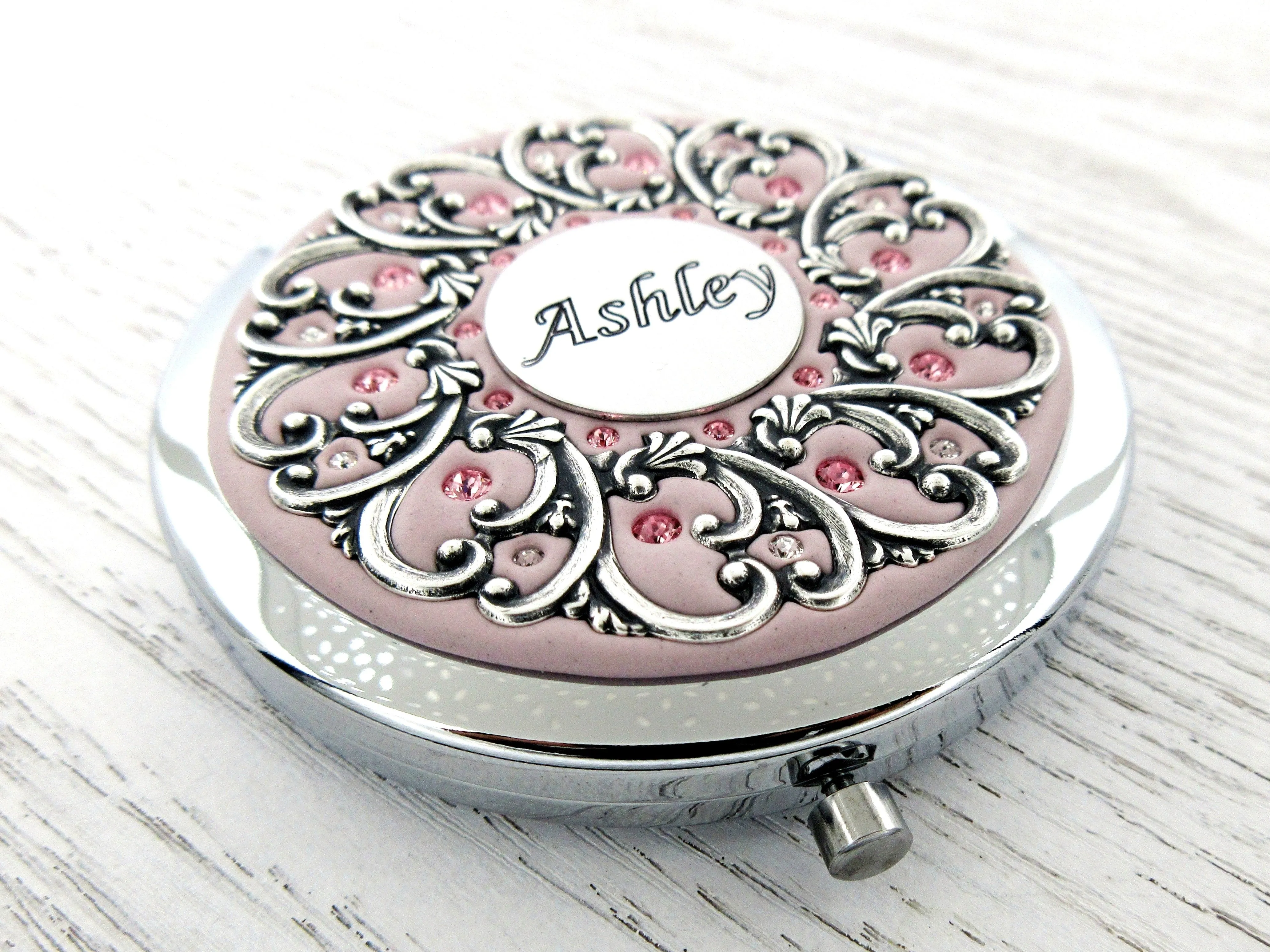 Personalized Name Compact Mirror