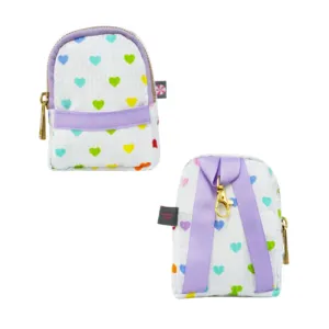 Personalized Seersucker Tiny Hearts Teeny Tiny Mini-Backpack