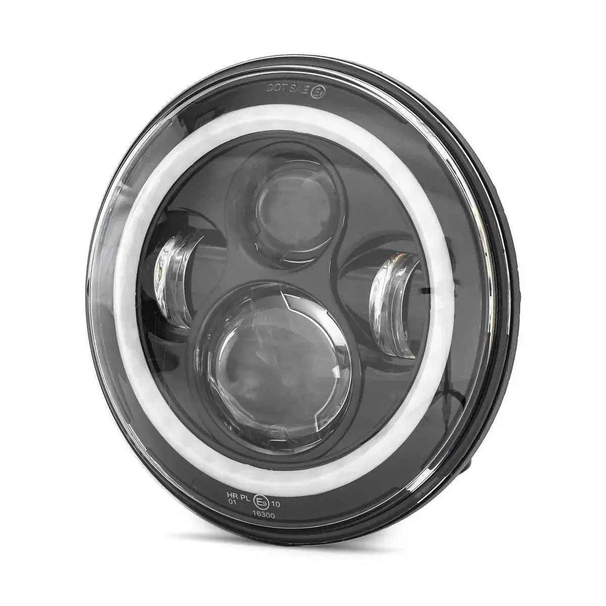 Phare LED noir 7" FS7 pour Harley Davidson Street Glide