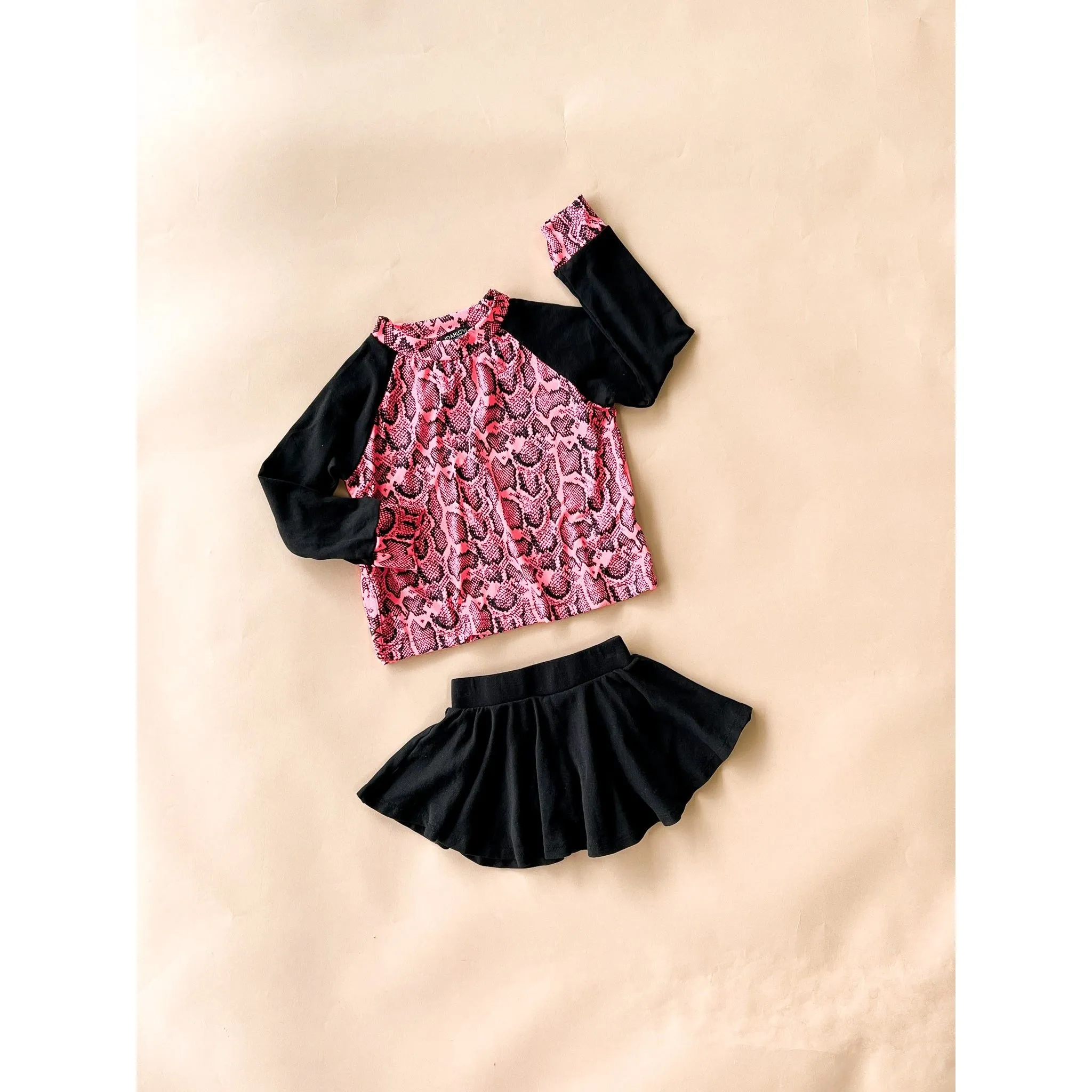 Pheobe Top | Pink Snake