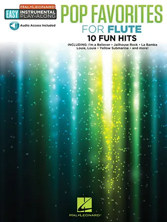 Pop Favorites - 10 Fun Hits (Easy Instrumental Play-Along Book with Online Audio Tracks)