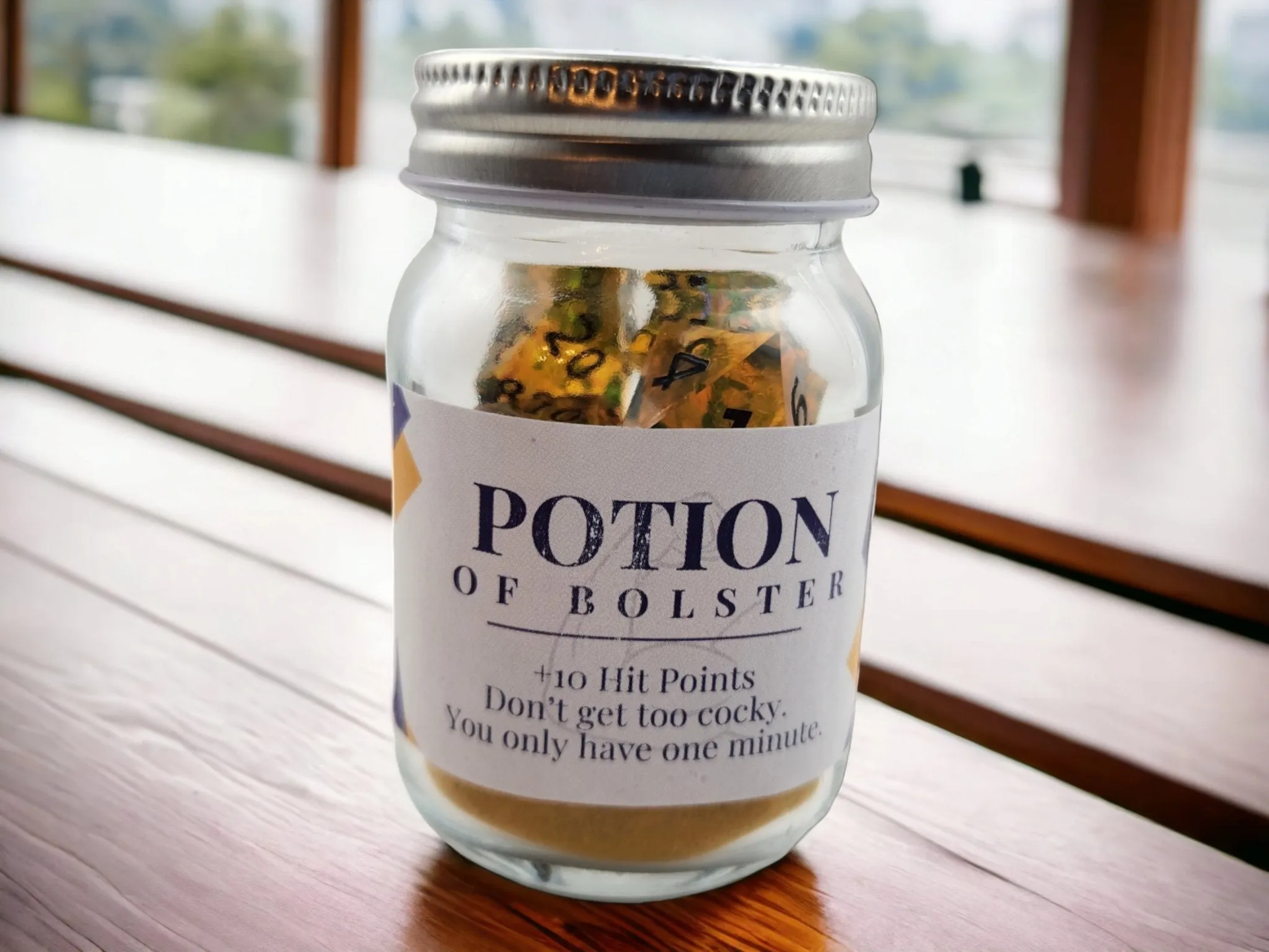 Potion of Bolster Sharp Resin Dice Set