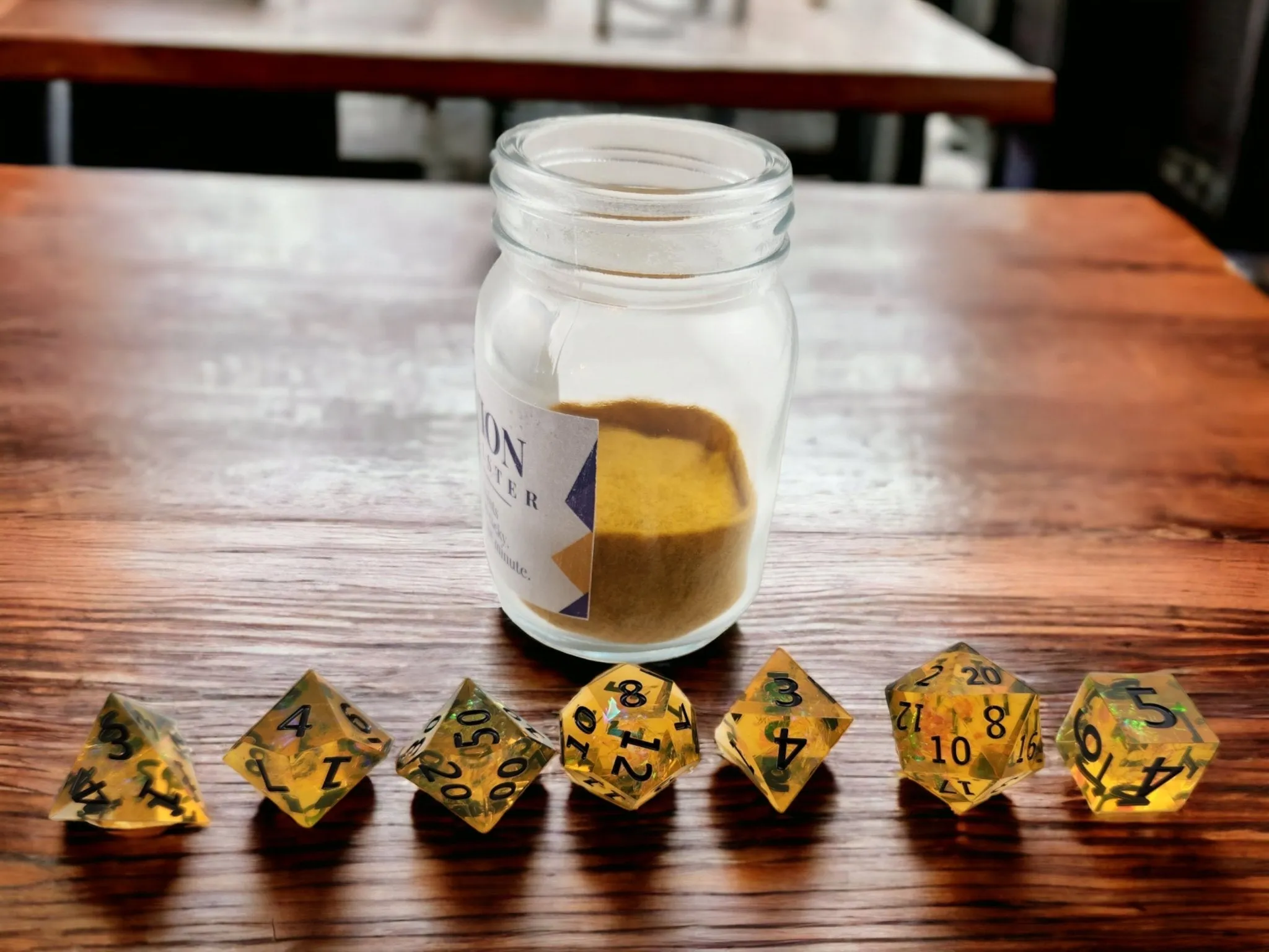 Potion of Bolster Sharp Resin Dice Set