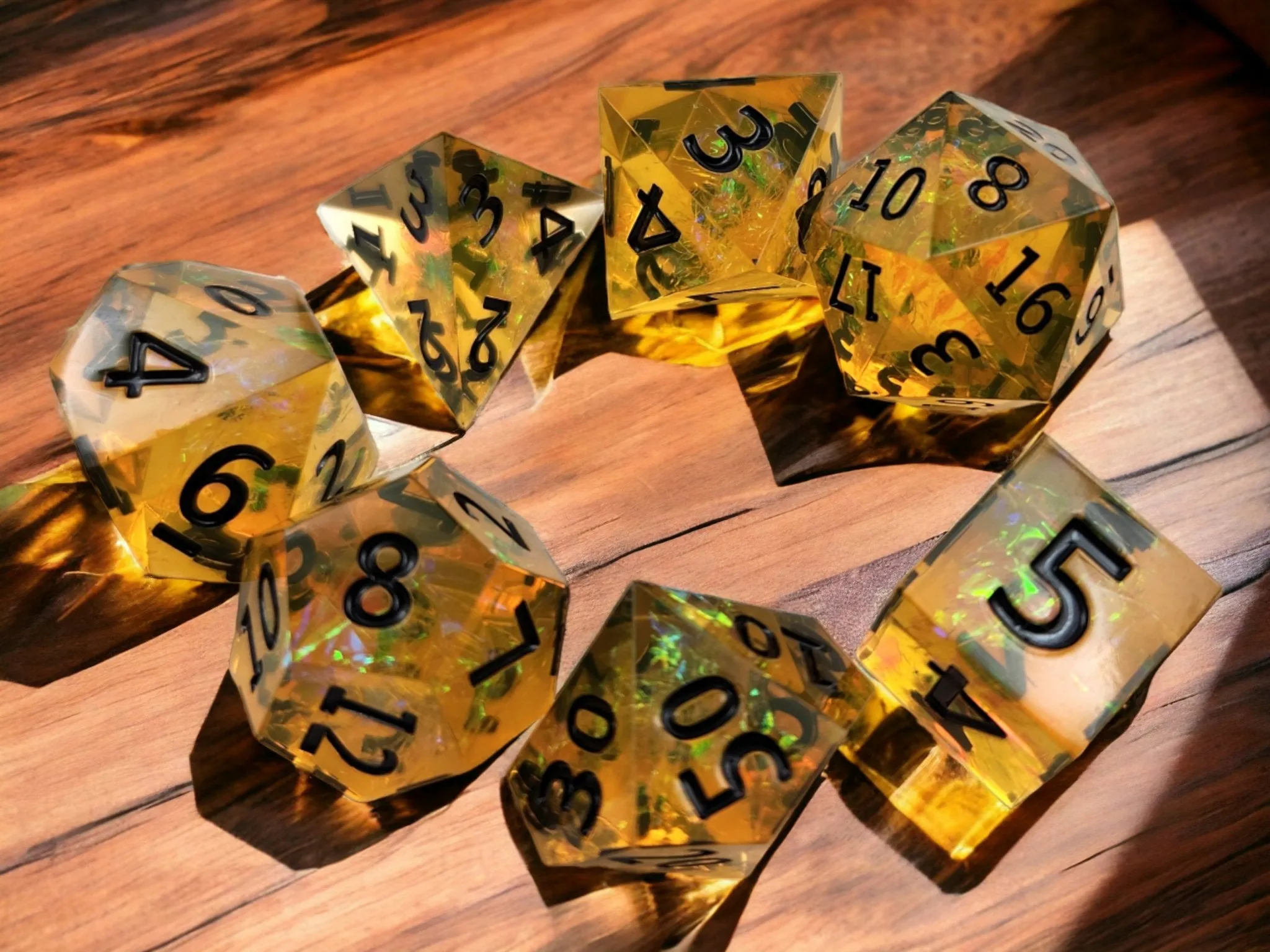 Potion of Bolster Sharp Resin Dice Set