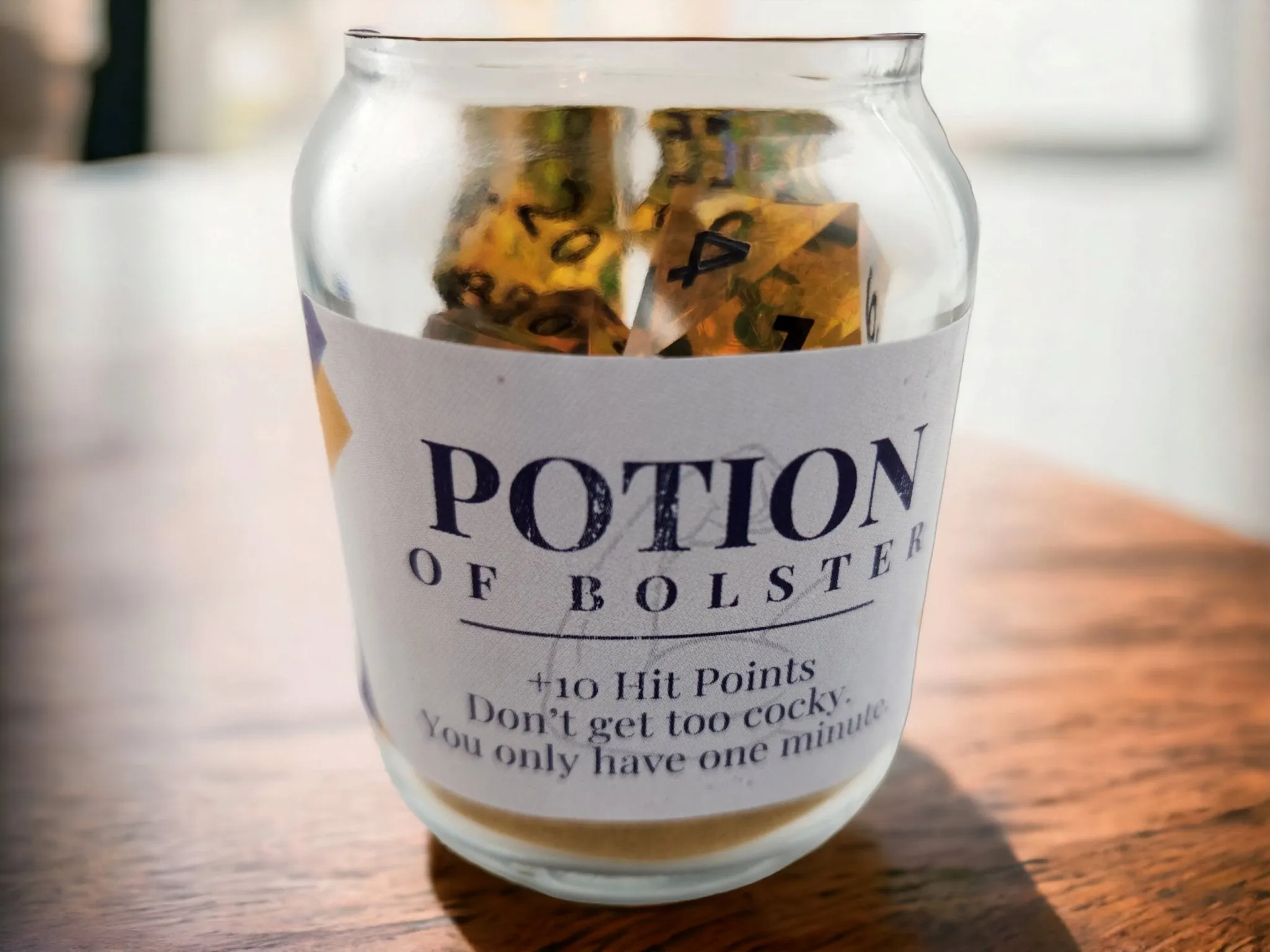 Potion of Bolster Sharp Resin Dice Set