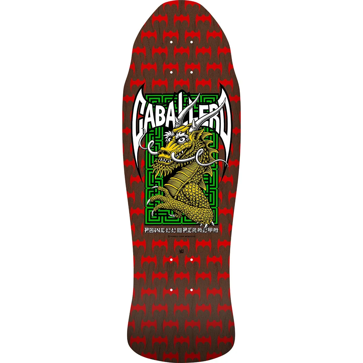 Powell Peralta - Steve Caballero Dragon & Bats 9.625 Reissue Skateboard Deck
