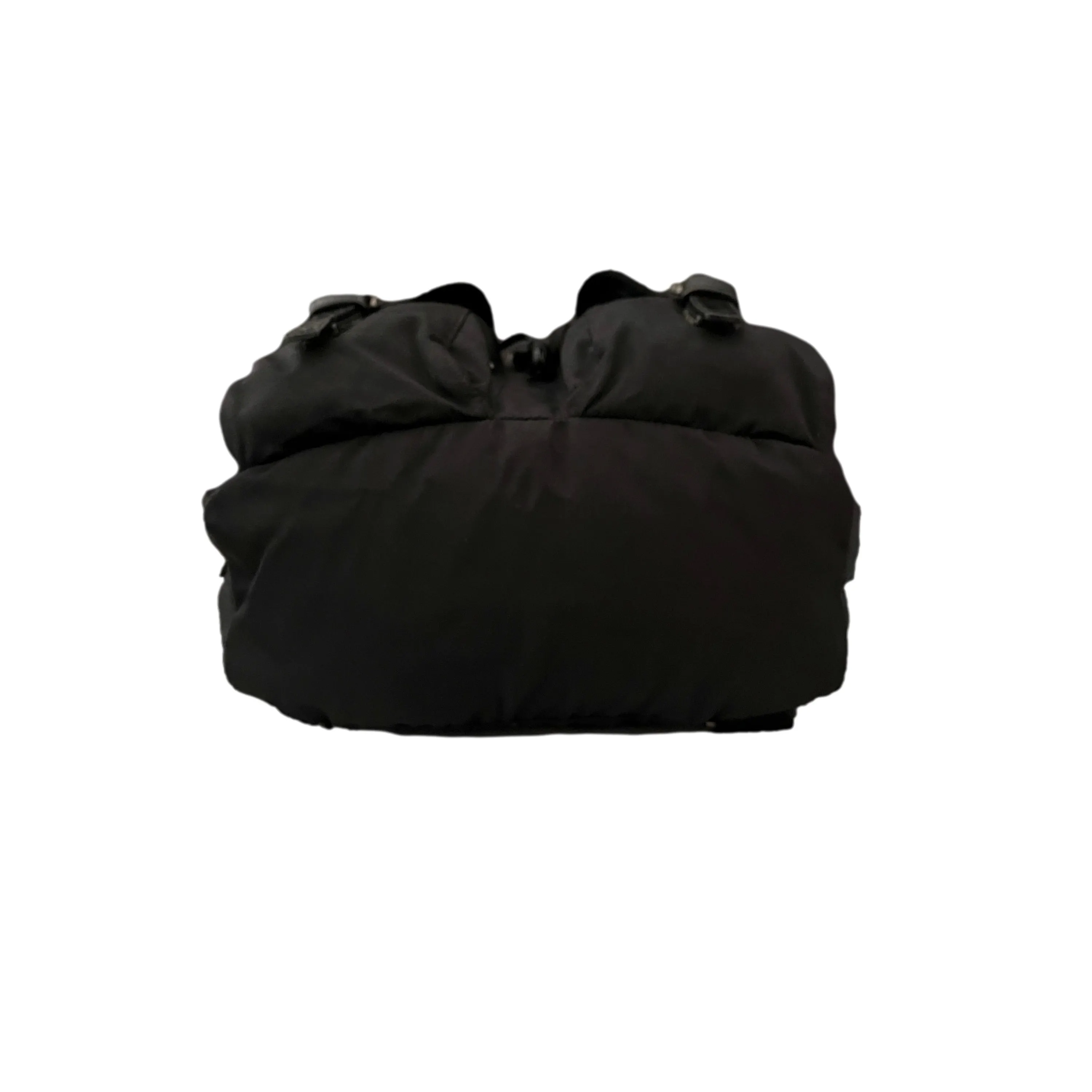 Prada Black Logo Backpack