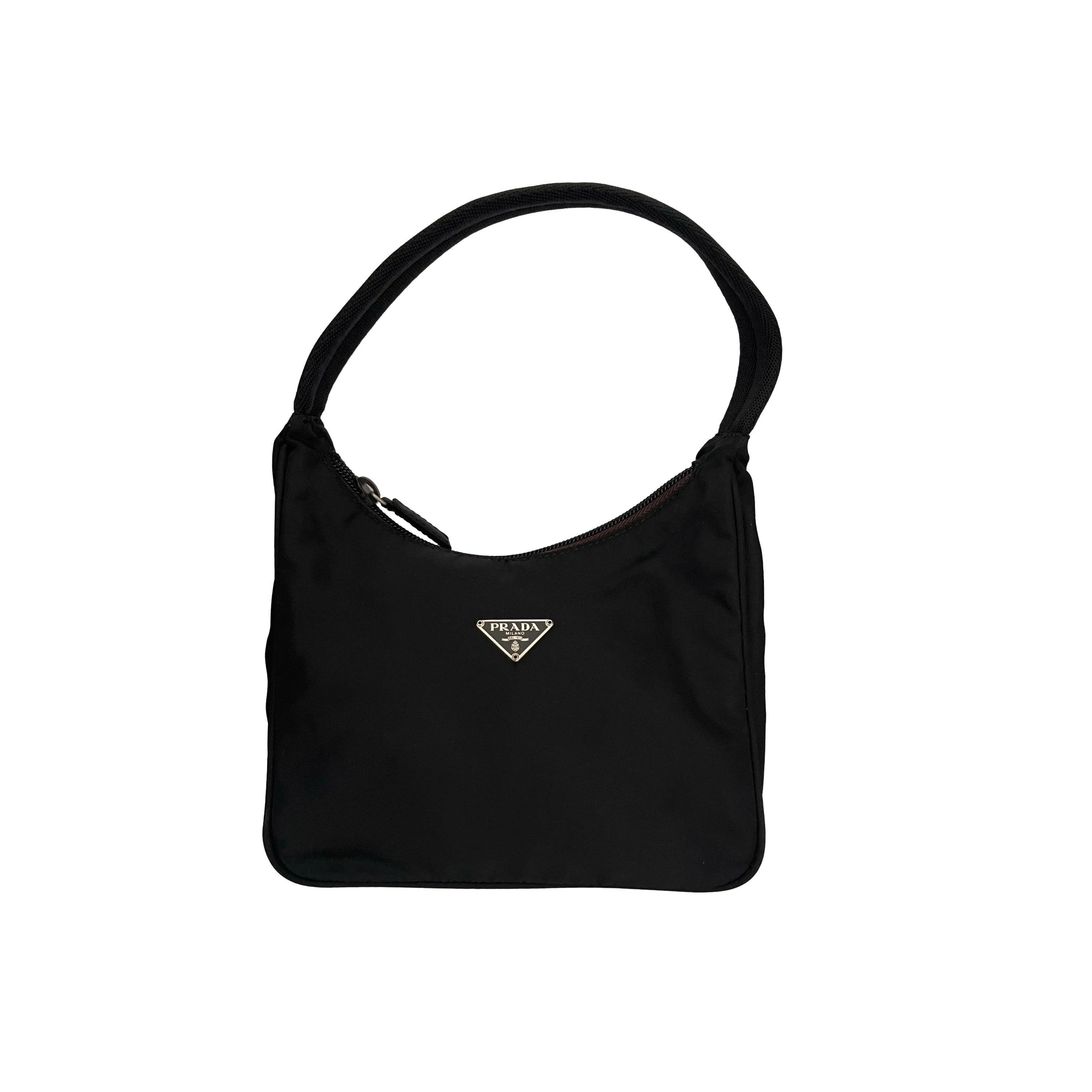 Prada Black Mini Nylon Shoulder Bag