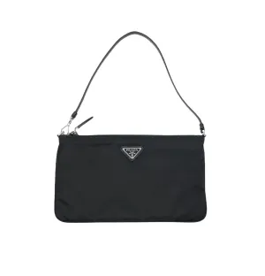 Prada Black Nylon Mini Shoulder Bag