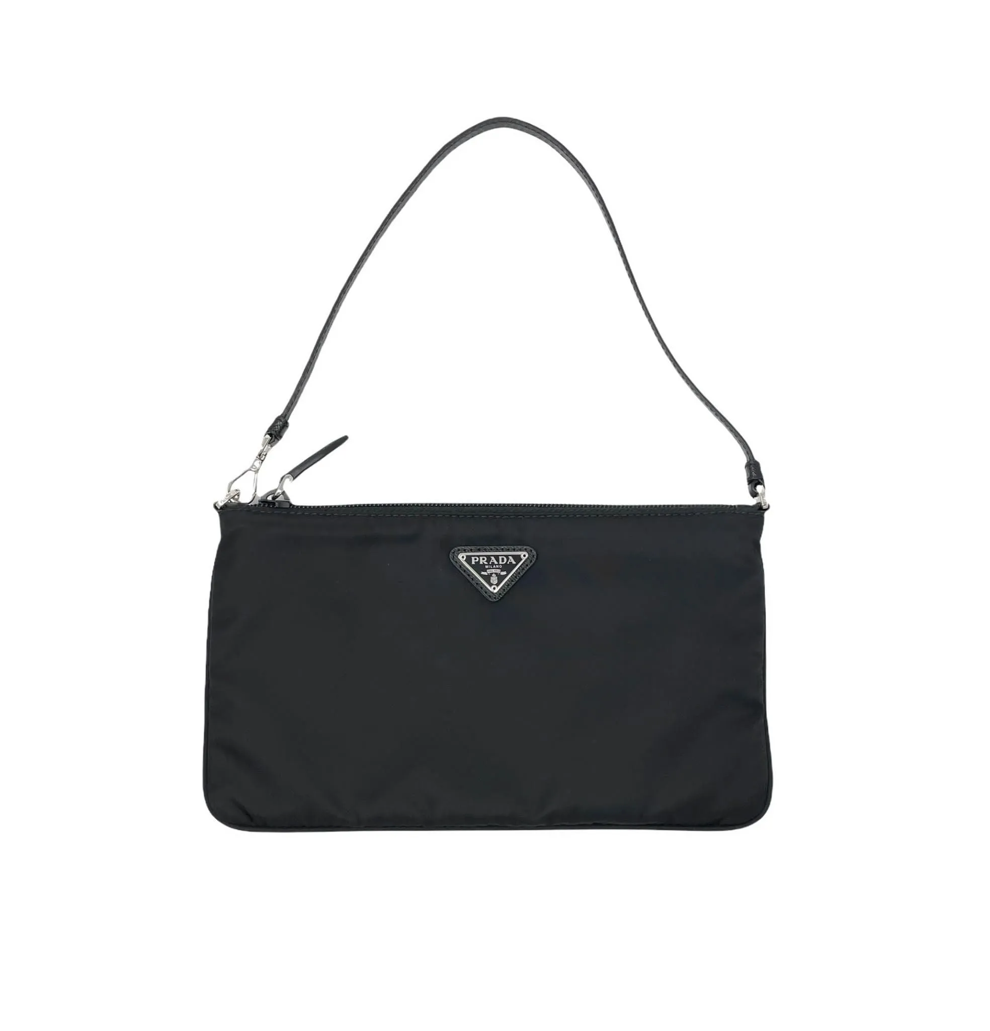 Prada Black Nylon Mini Shoulder Bag