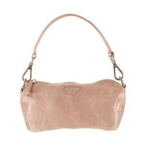 Prada Pink Corduroy Mini Bag