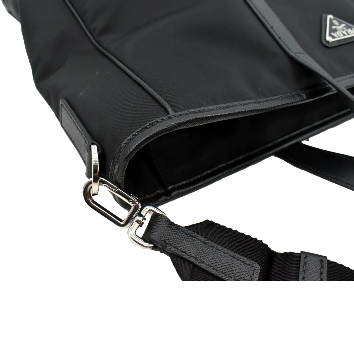 PRADA Re-nylon Core Tote Bag Black