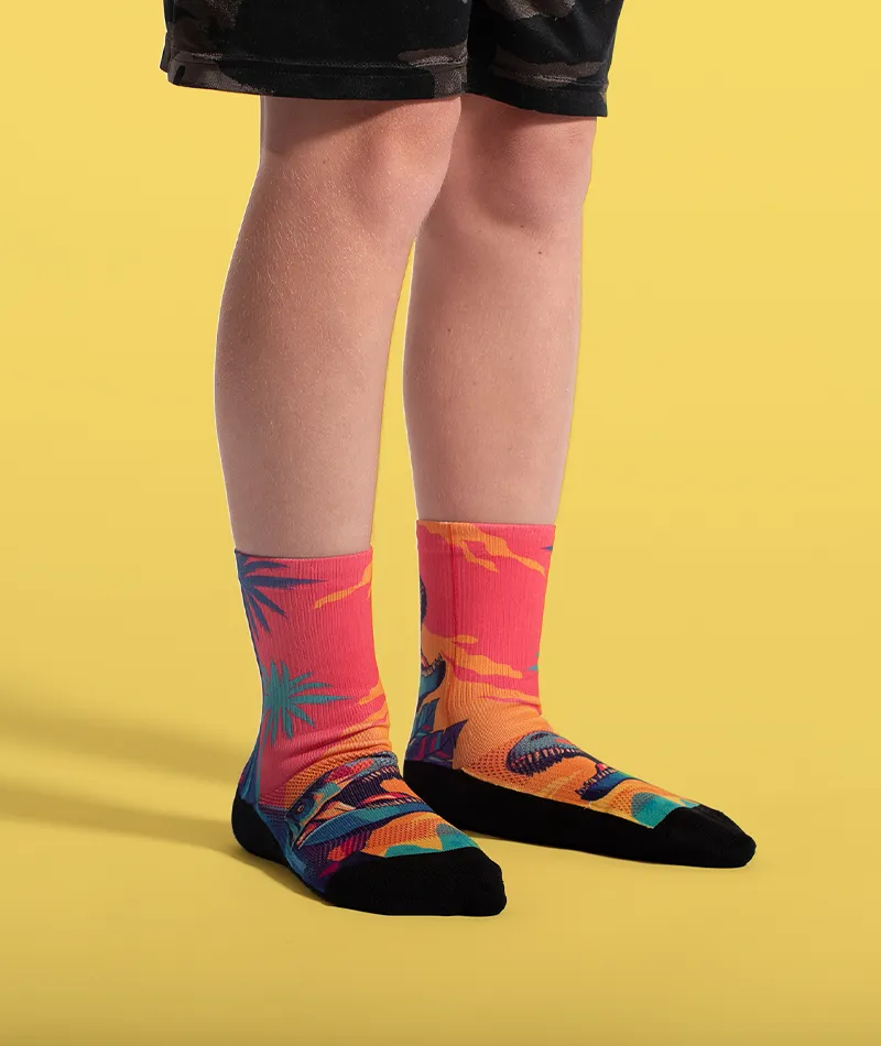 Prehistoric Youth Crew Socks