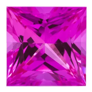 Princess FAB Lab-Grown Pink Sapphire Gems