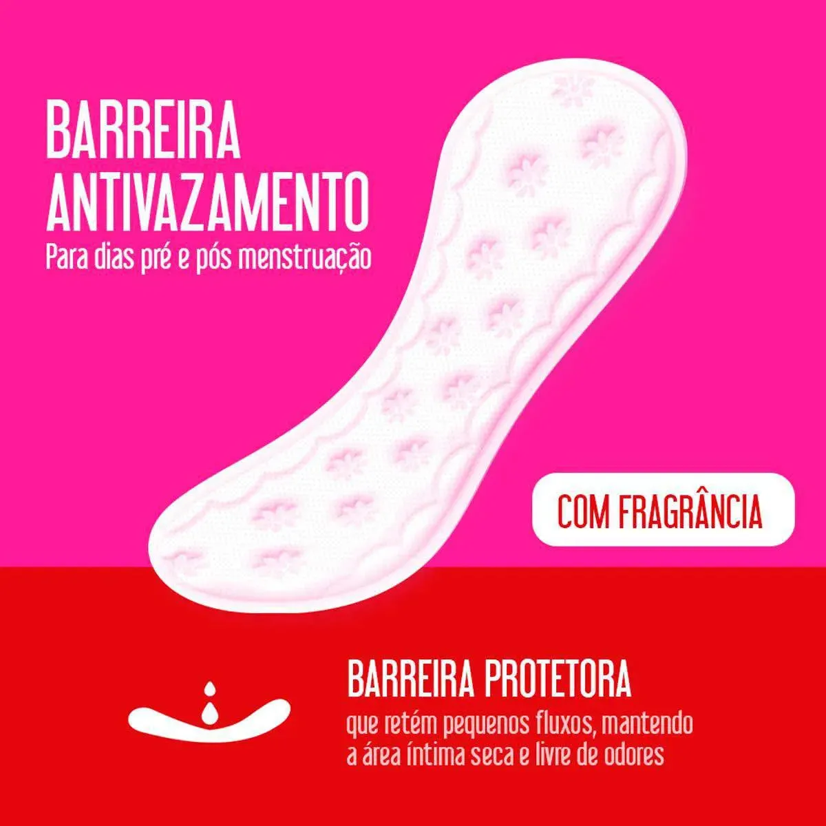 Protetor Diário Carefree Original Com Perfume, 15 Unidades