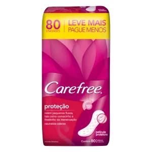 Protetor Diário Carefree Original Com Perfume, Leve 80 Pague 60
