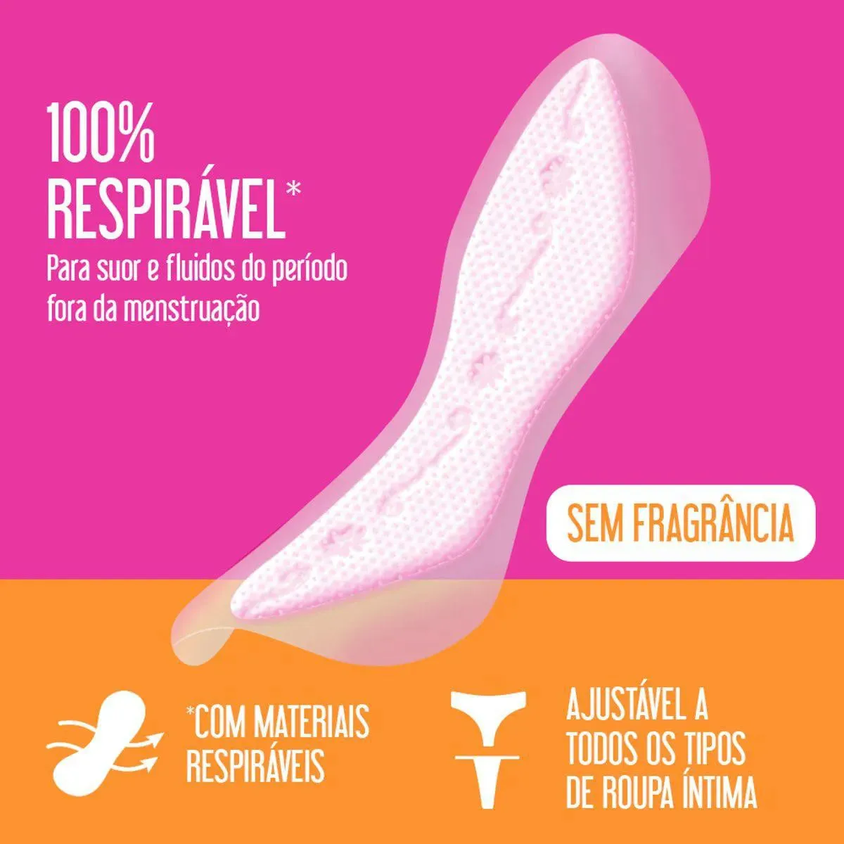Protetor Diário Carefree Tododia Flexi 15 Unidades
