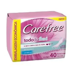 Protetor Diário Carefree Tododia Flexi 40 Unidades