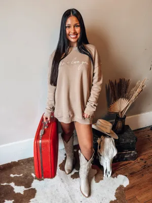 P.S. I love you sweatshirt