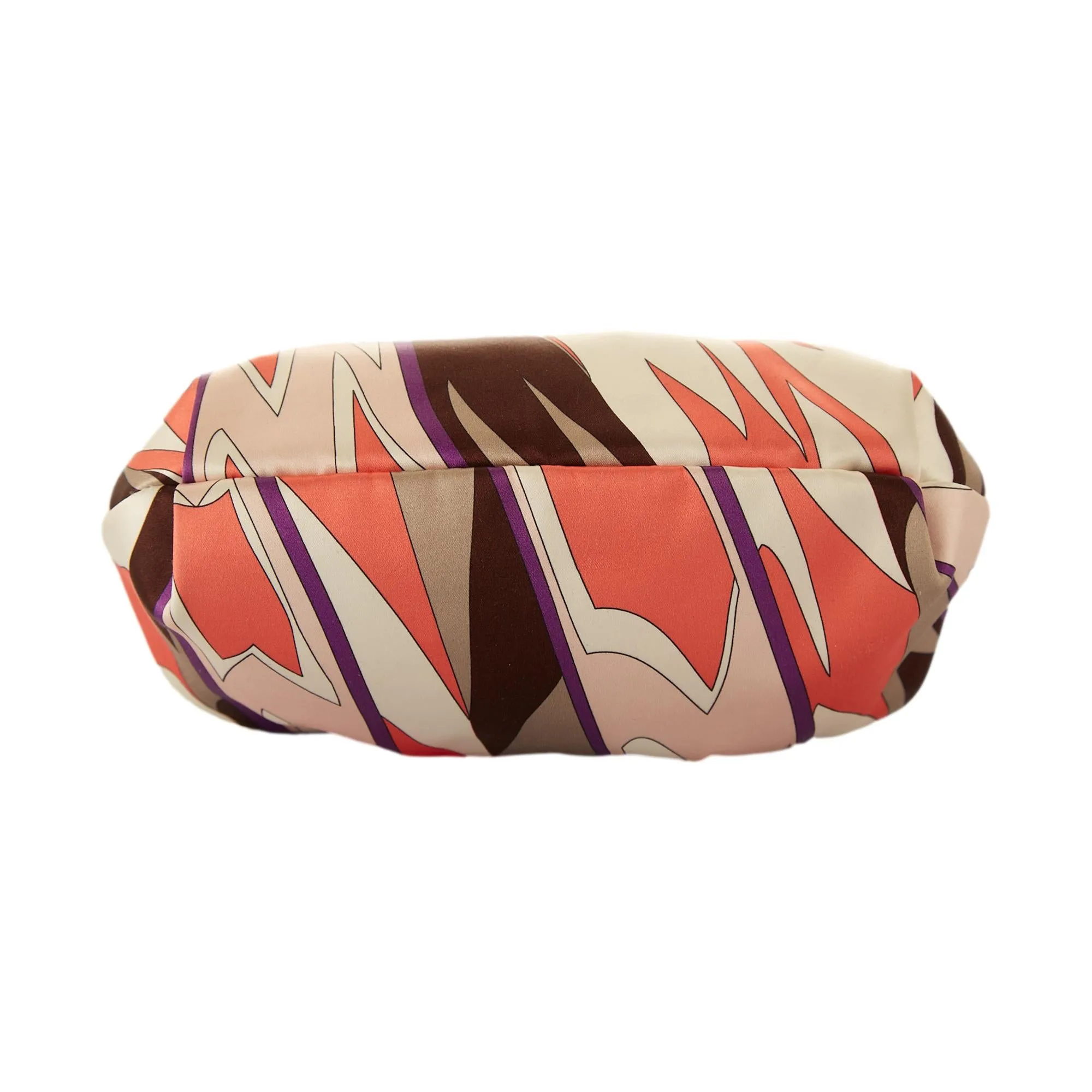 Pucci Pink Print Satin Kisslock Bag