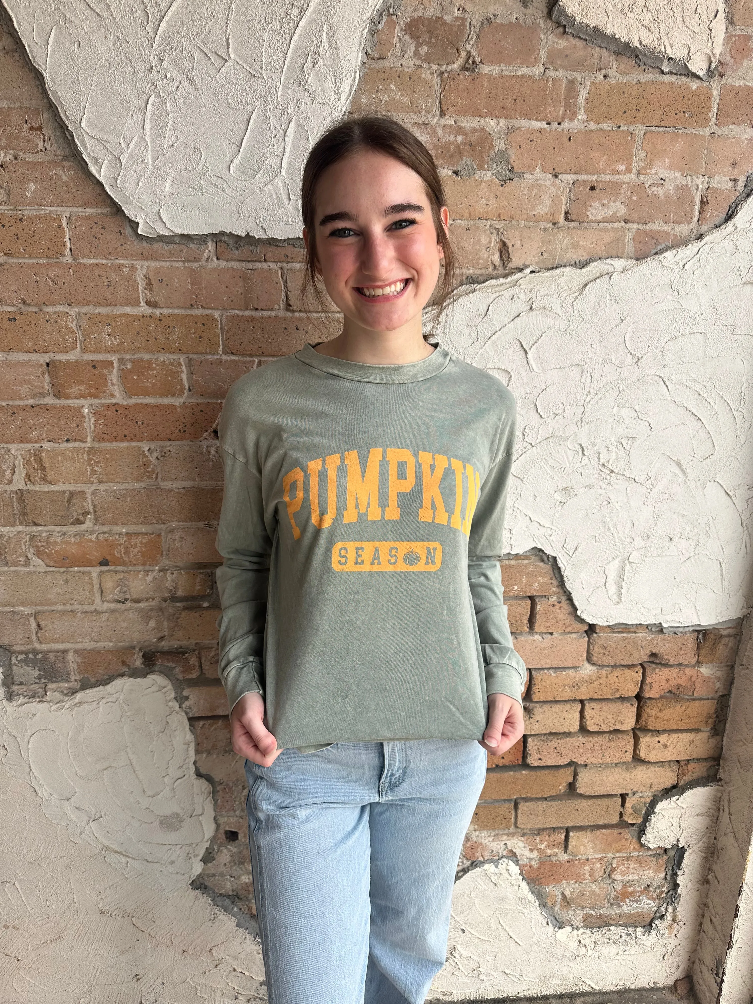 Pumpkin Season: Mineral Wash Olive