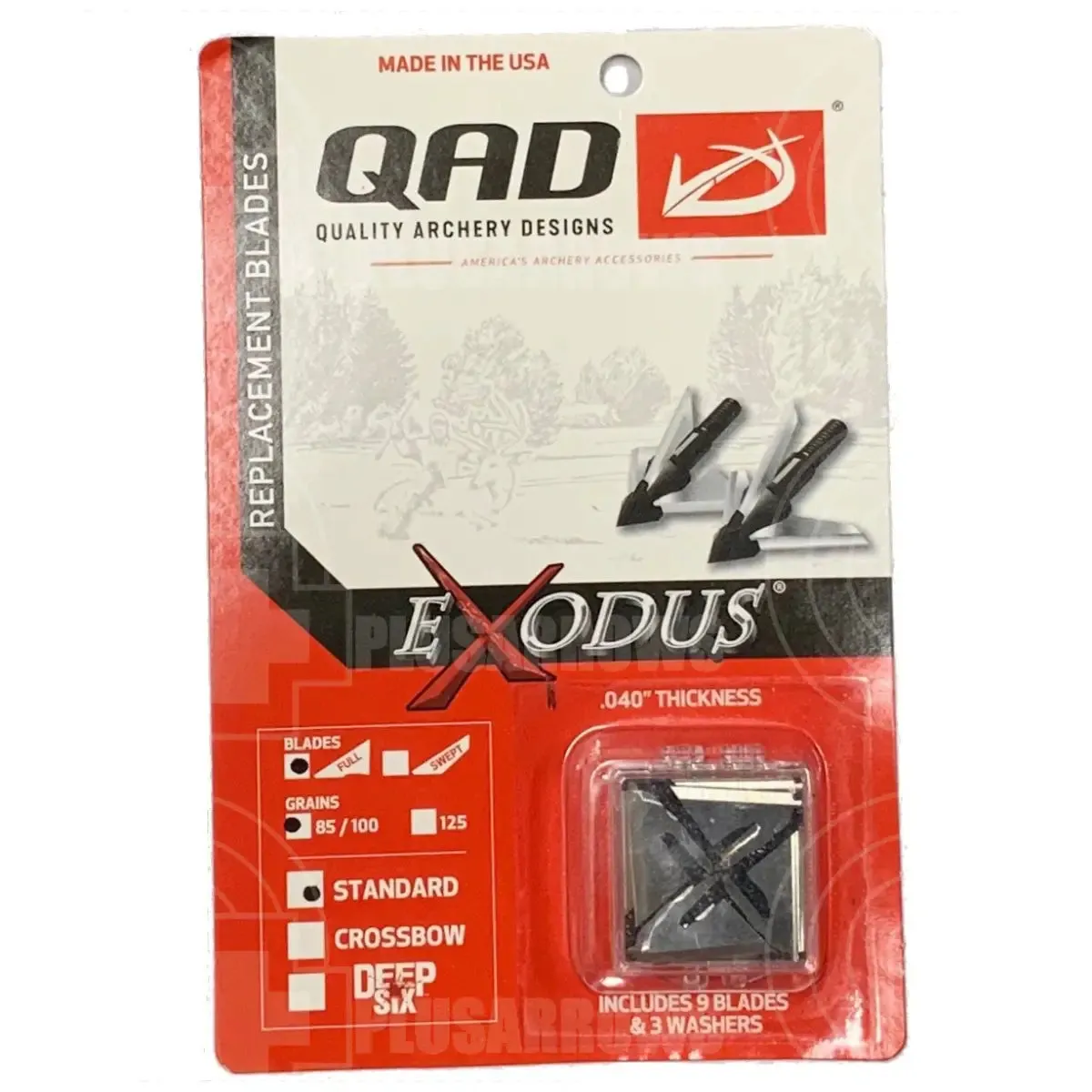 QAD Exodus Replacement Blades (9 Pack)