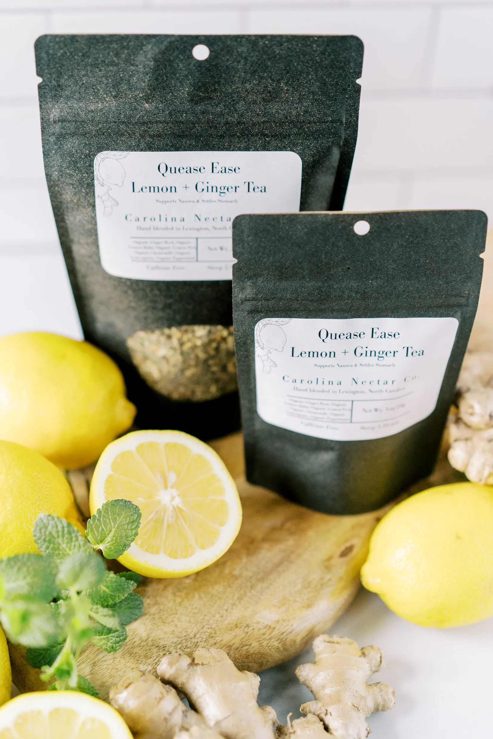 Quease Ease Lemon   Ginger Tea