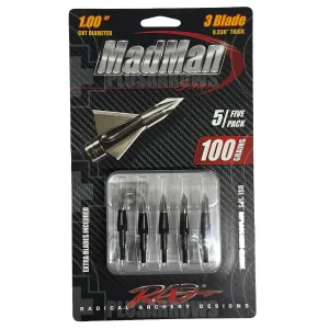 RAD MadMan LPS Broadhead (5 Pack)