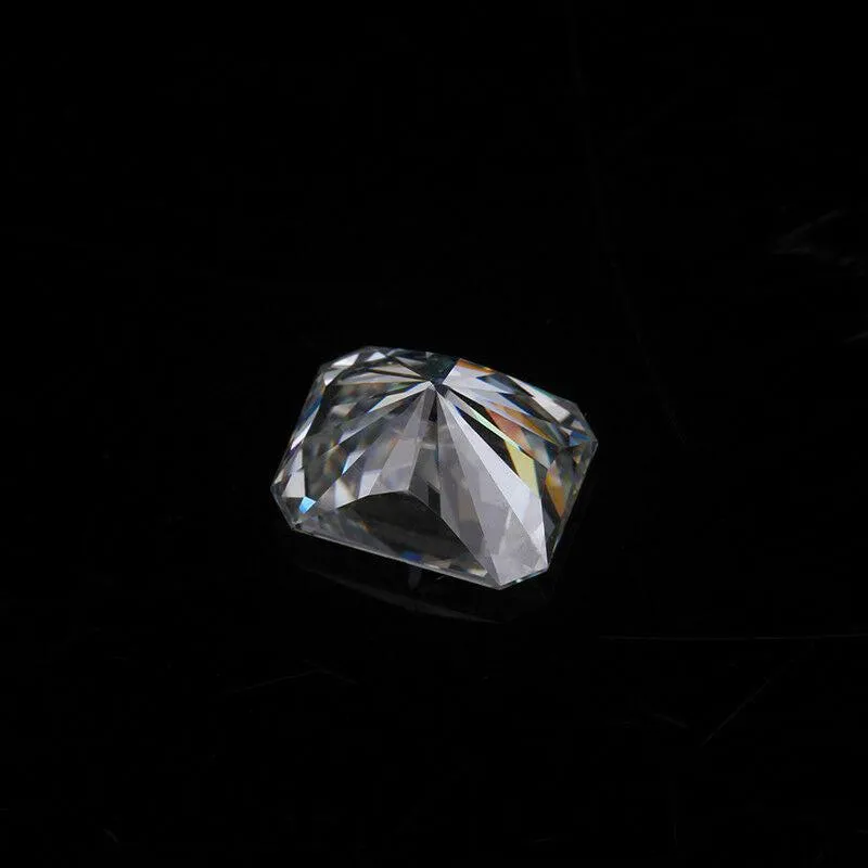 Radiant Cut Loose Moissanite | White D Color VVS1 | With Certificate